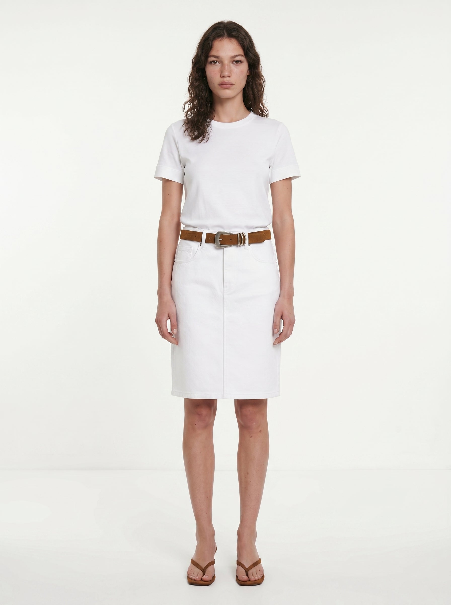 skirt pure white
