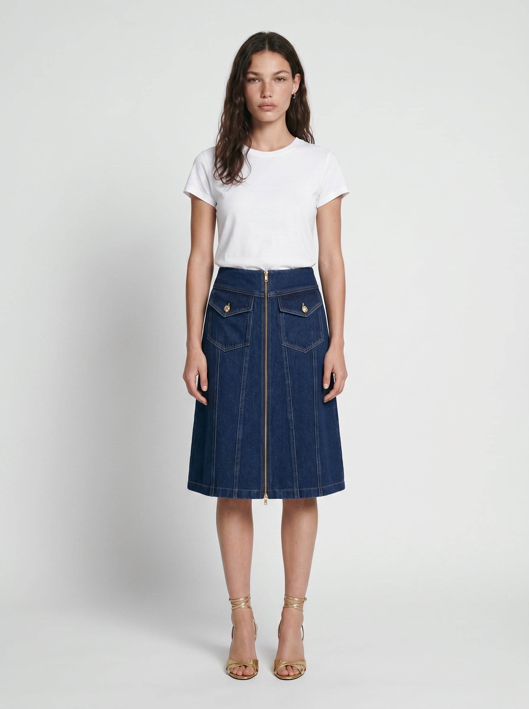 Skirt denore blue