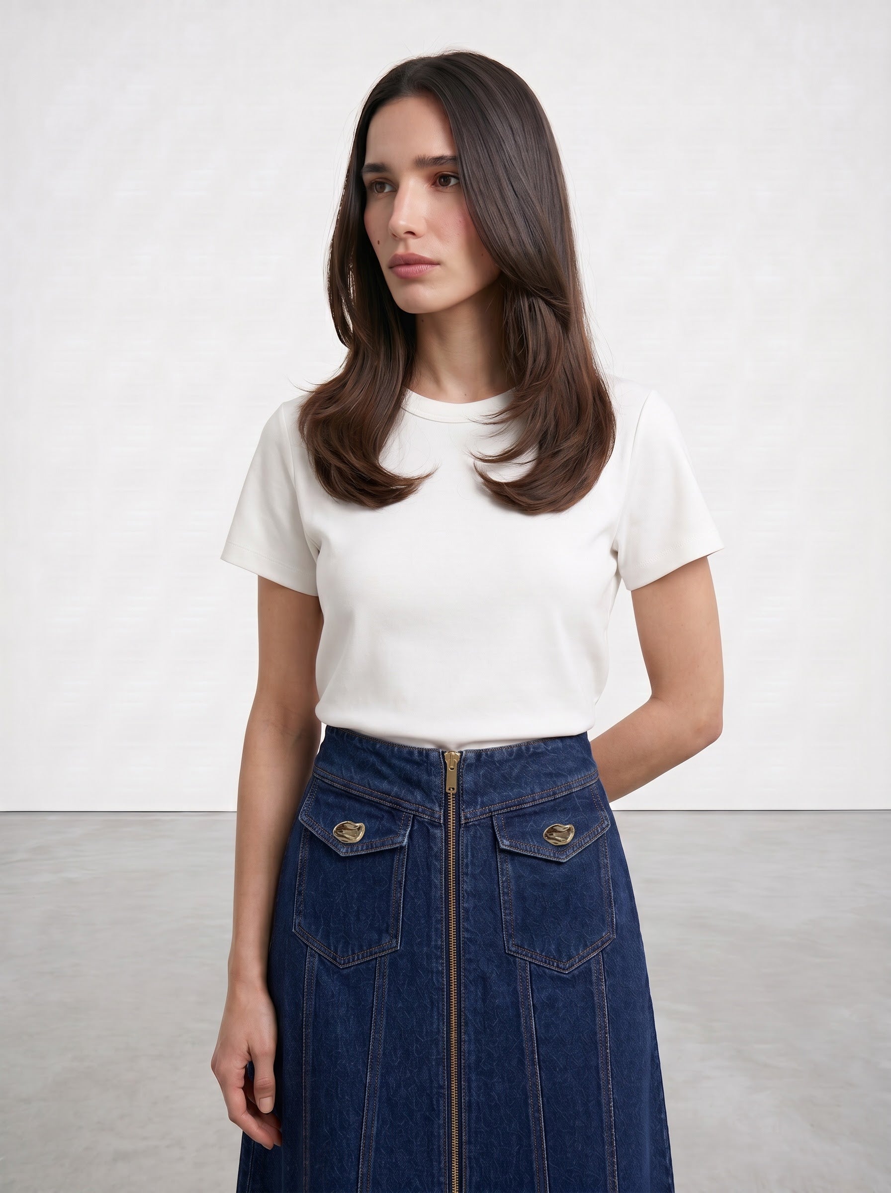 Skirt denore blue