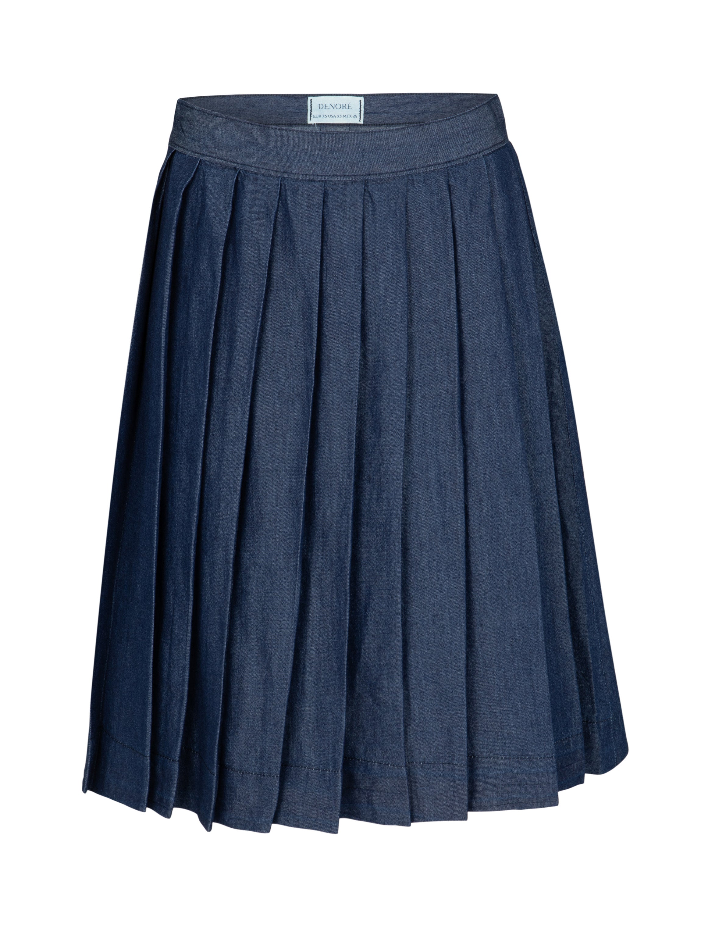 Plisa denim skirt sofia
