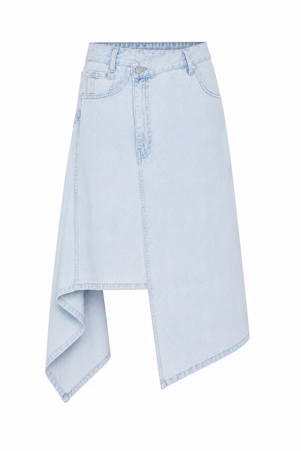 skirt warp denim