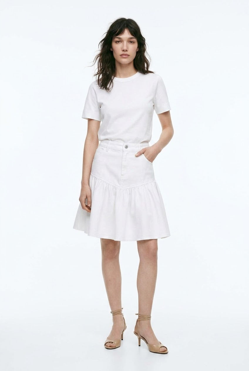 skirt bella white