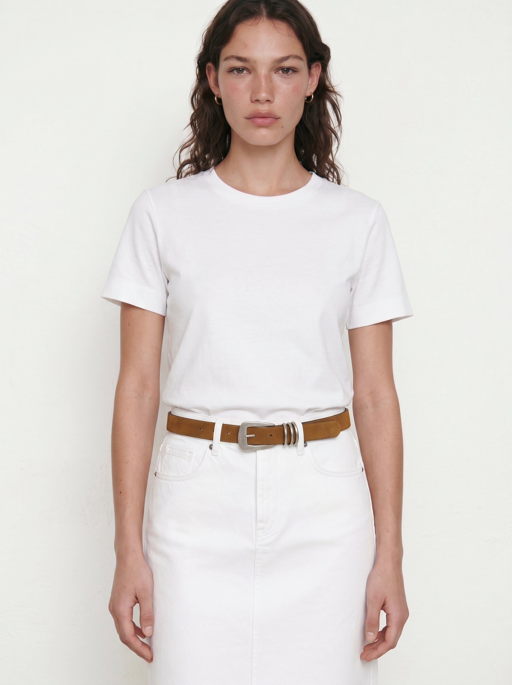skirt pure white