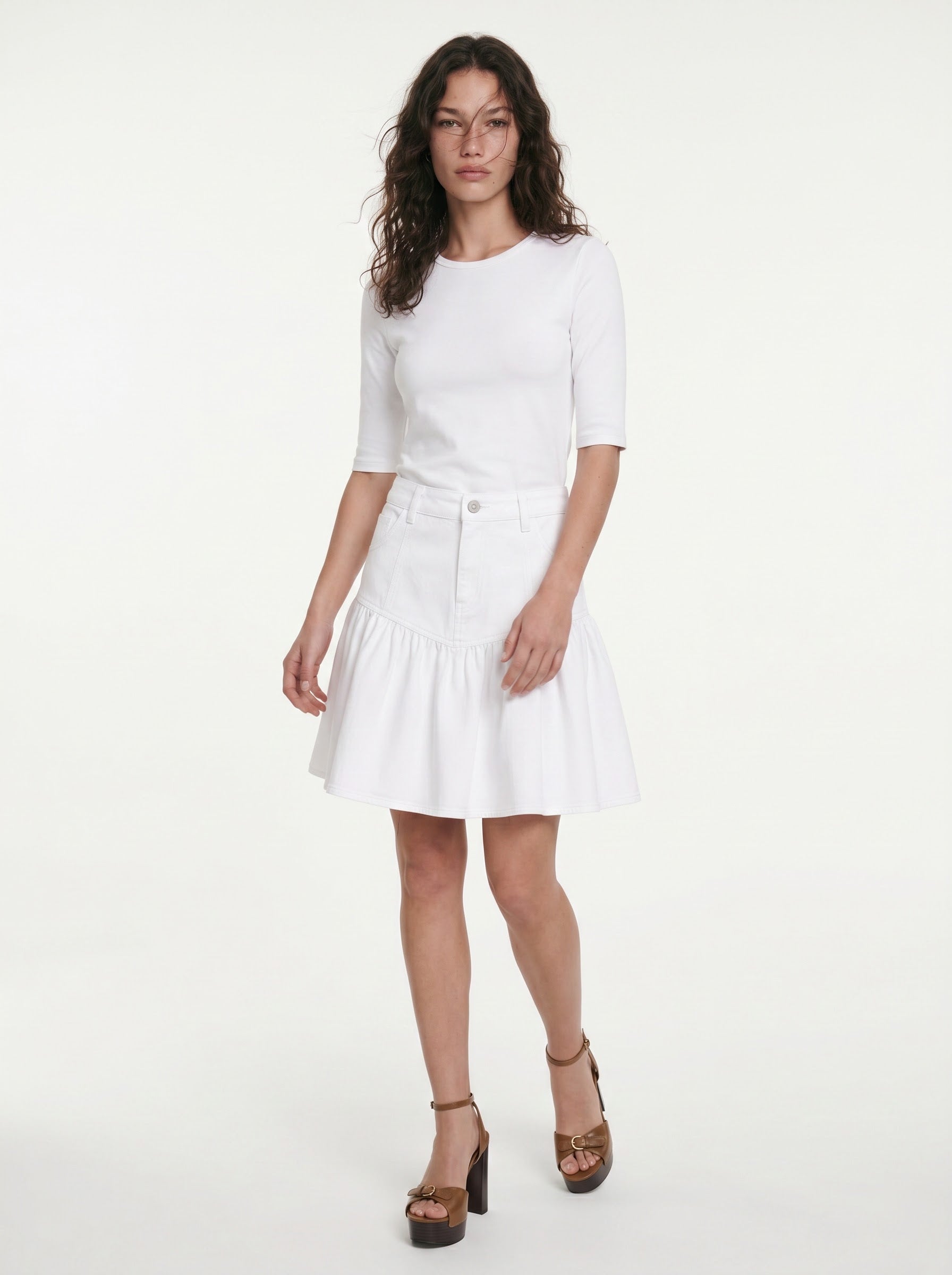 skirt bella white