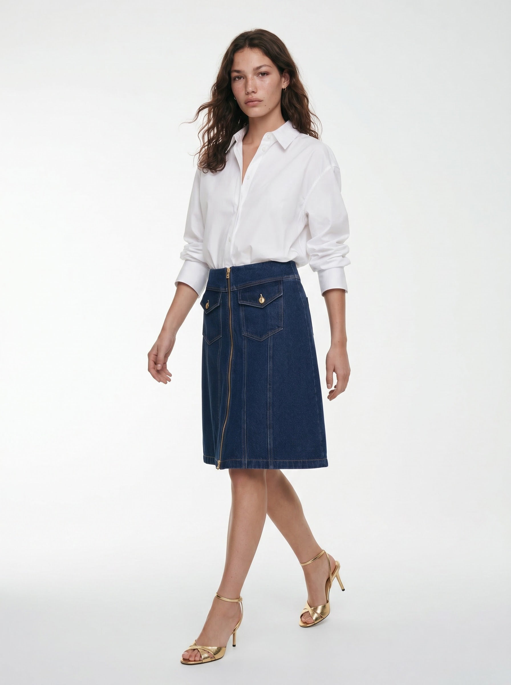 Skirt denore blue