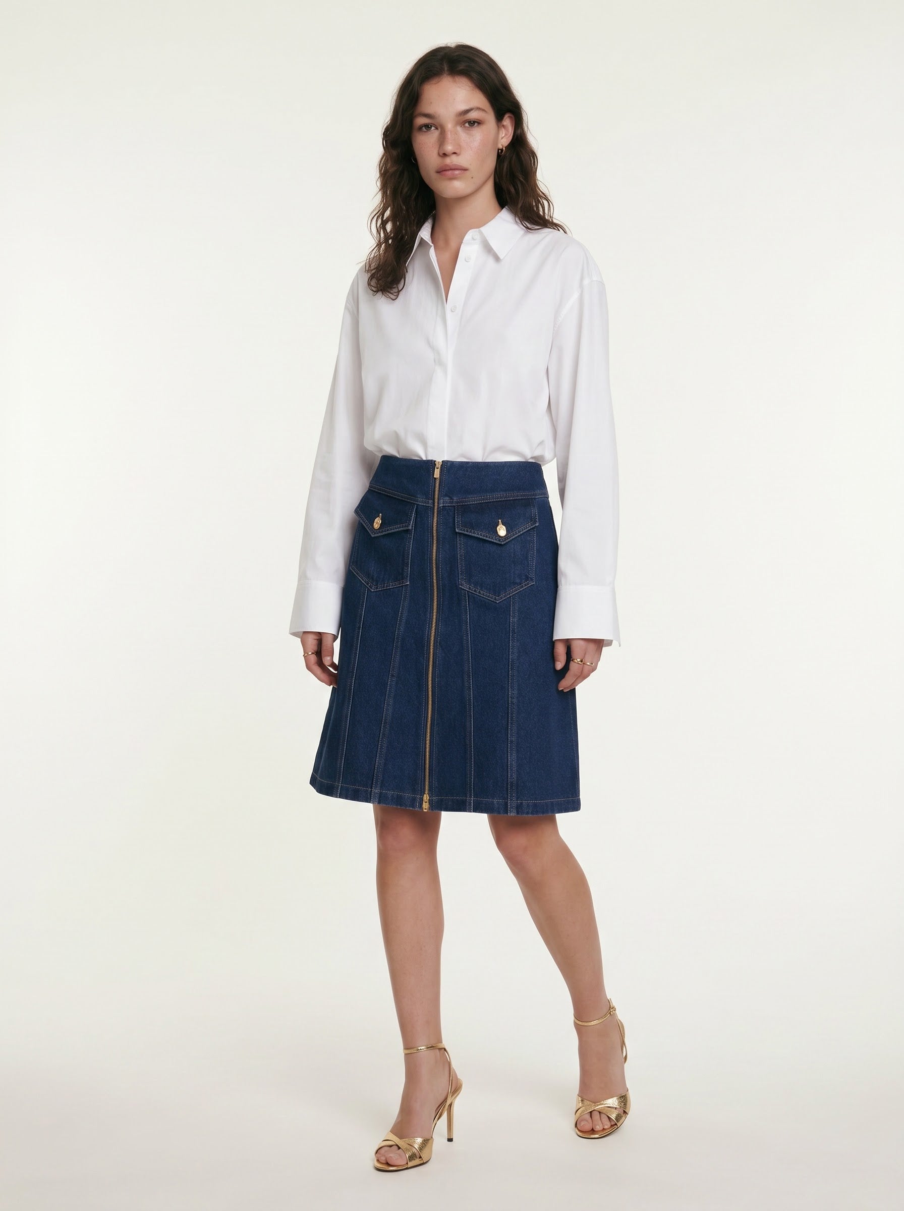 Skirt denore blue