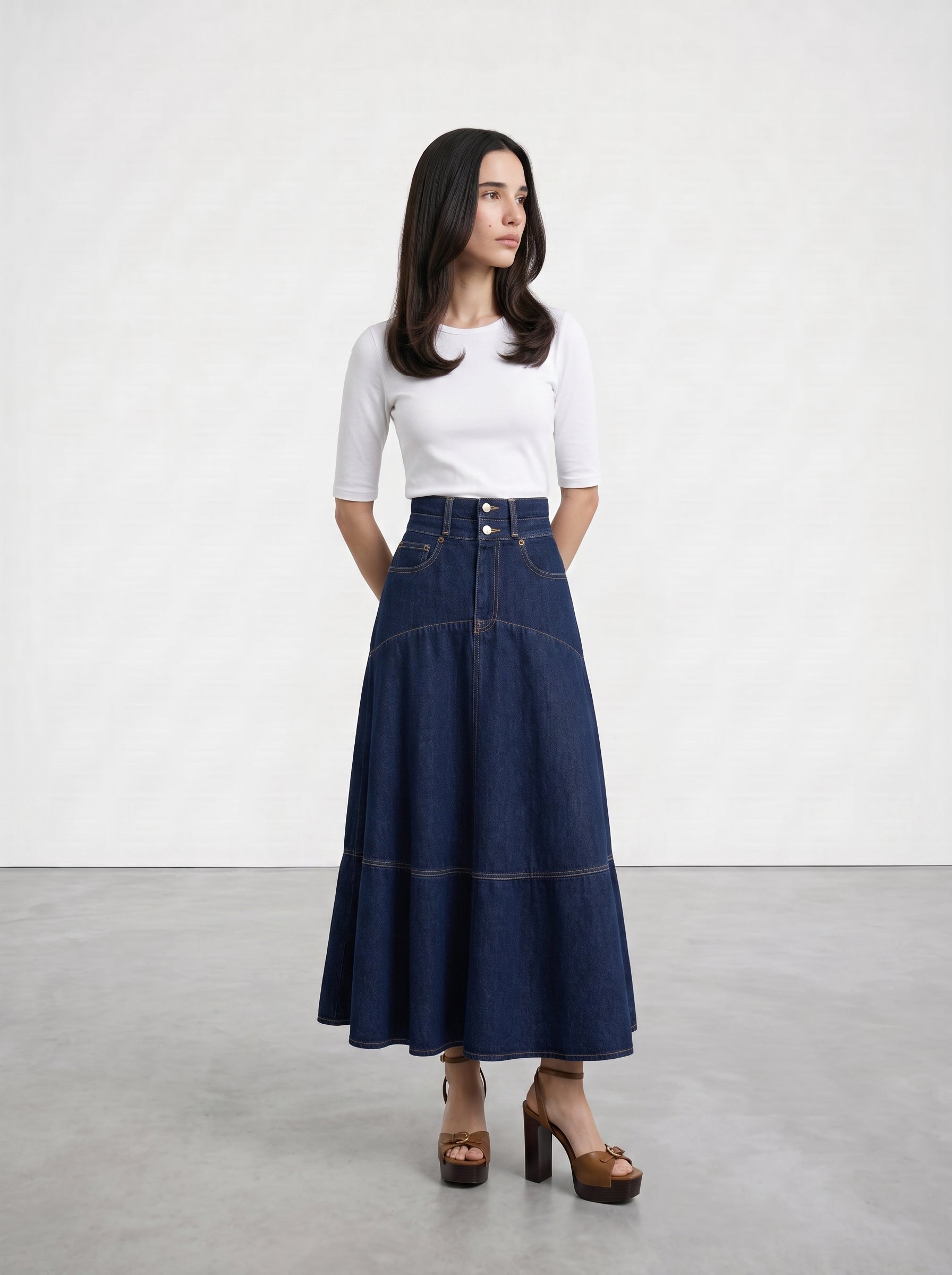 Amara skirt long